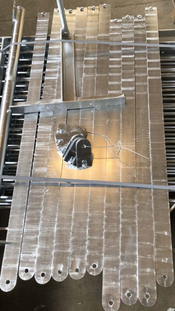 Galvaniserede fladjern og gelændere
